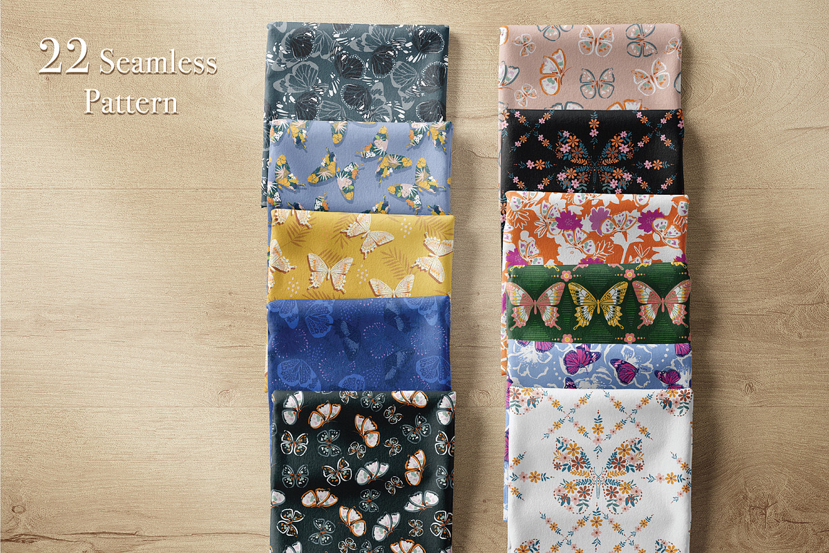 Butterfly Project, a Pattern Graphic by MSNTY STUDIOX