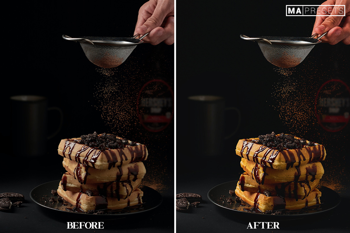 10 DARK FOOD Lightroom Presets, a Preset Add-On by MaPresets (Photo 3 of 14)