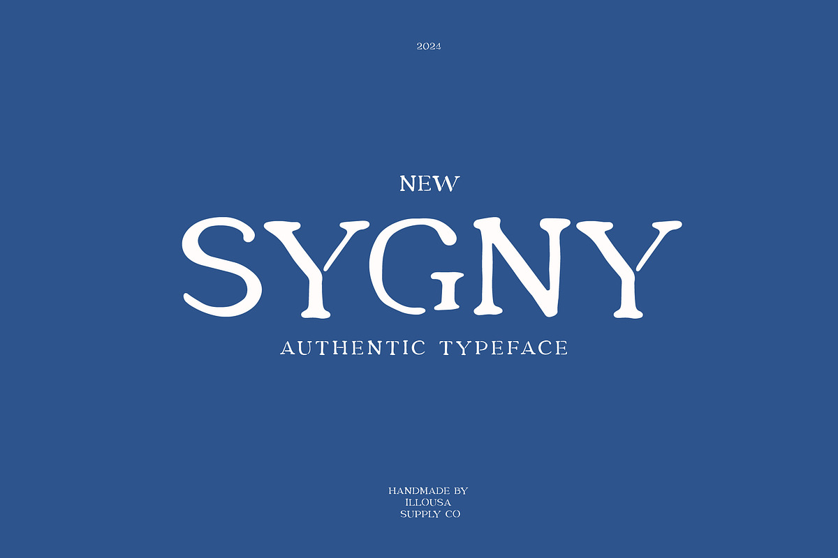 Sygny Serif Typeface, a Serif Font by Illousa (Photo 1 of 6)