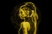 HUD Hologram Photoshop Action, an Action Add-On by pixelbuddha.net (Thumbnail 2 of 9)