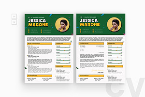 Comic Style Resume/CV, a Resume Template by iDoodle Studio