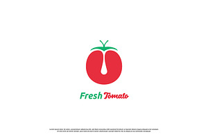 Tomato Vegetable Logo Design Icon, a Branding & Logo Template by Morvana Crew