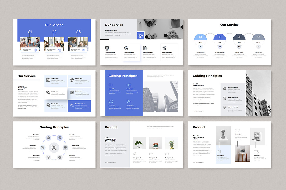 Pitch-Deck Presentation Template, a Presentation Template by GenerousArt (Photo 5 of 38)