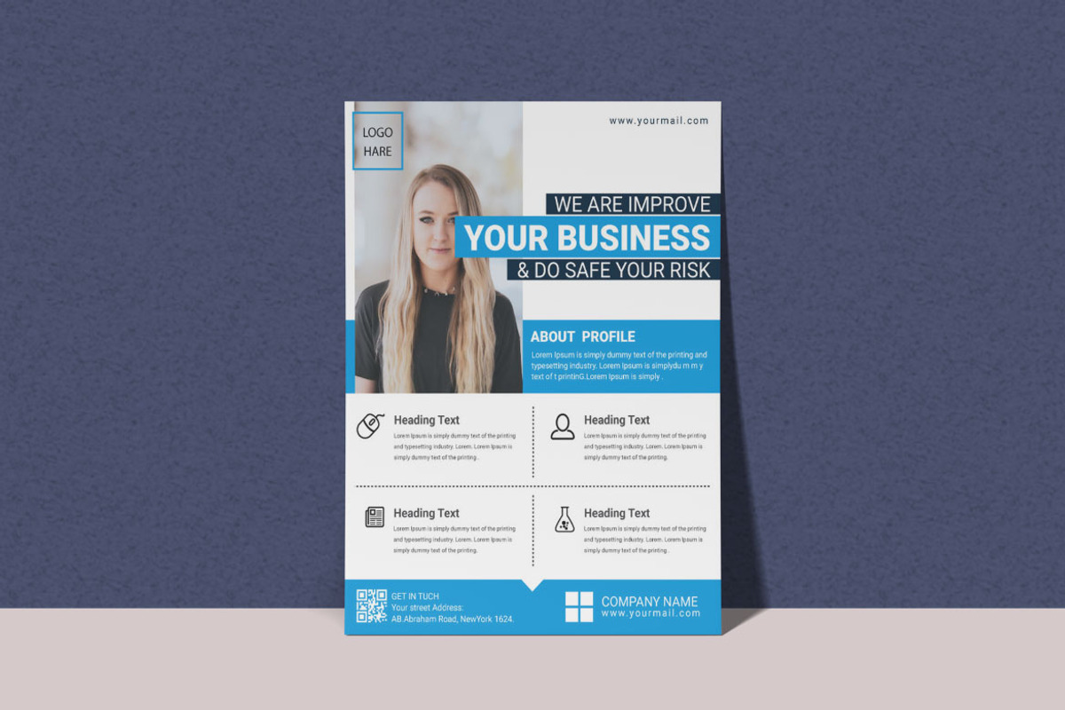 Business Promotional Flyer Template, a Flyer Template by BrandlyTemplate (Photo 2 of 4)