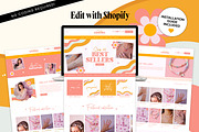 Peach Shopify Website Theme, a Shopify Template by Template Twist Shop (Thumbnail 3 of 9)