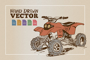 Atv Four-wheeler Illustration