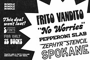 BUNDLE: All fonts! $73 Value – $25!, a Slab Serif Font by Doug Penick (Thumbnail 1 of 6)