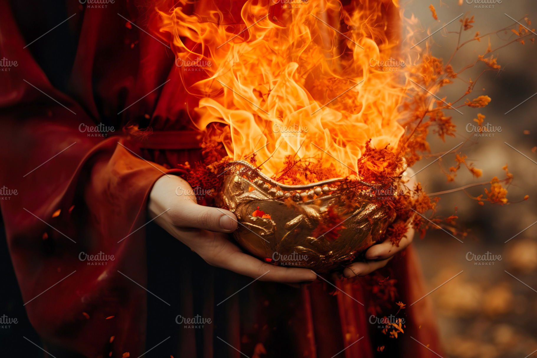 Witchy Vibes and Mystical Autumn Ritual of the Fire, an Arts & Entertainment Photo by Iconogenic