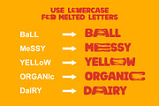 Melting font - MOZA, a Font by alphArtype (Thumbnail 3 of 5)