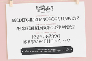 Hey Bombshell Font Family