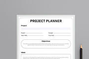 Project Planner Template Design, a Stationery Template by MightyDesign (Thumbnail 2 of 8)