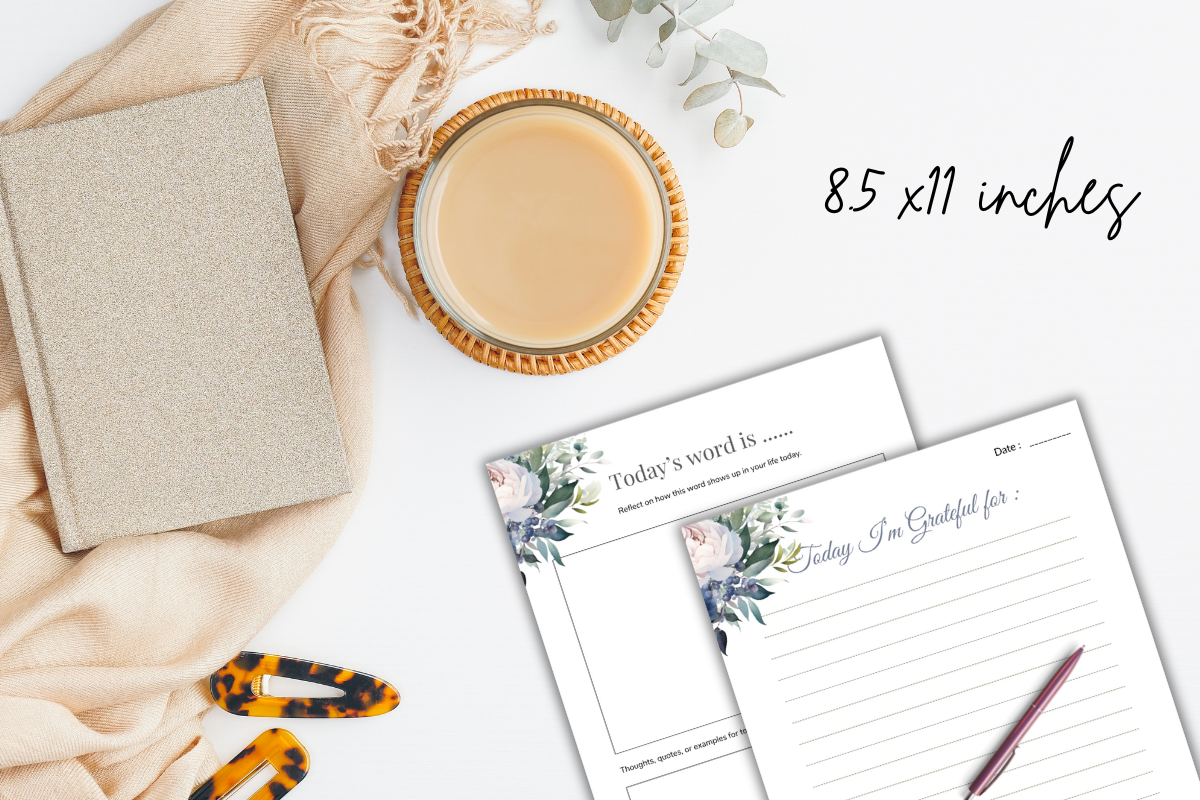Daily Journal Printable Template, a Stationery Template by Daffodil Dream Studio (Photo 6 of 6)