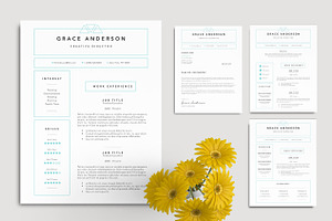 Grace Resume Template - 4 Page