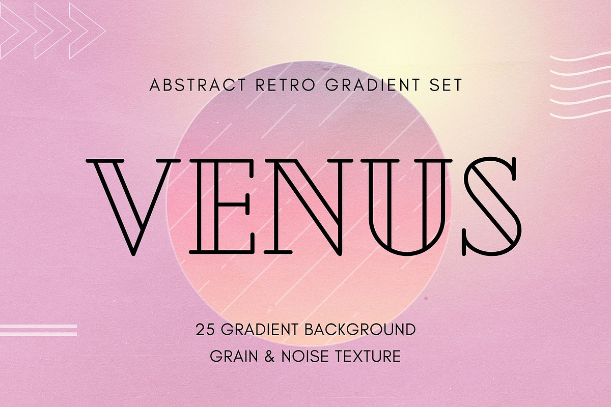 25 Gradient retro background set, a Texture Graphic by Nuchylee Photo (Photo 1 of 13)