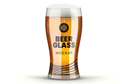 Beer Glass Mockup, a Product Mockup by Designer Dude