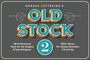 Old Stock / Old Stock II Combo Pack, an Action Add-On by Borges Lettering (Thumbnail 3 of 17)