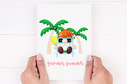 Watercolor Gnomes Summer Beach Clipa, an Illustration by Noey smiley (Thumbnail 5 of 8)