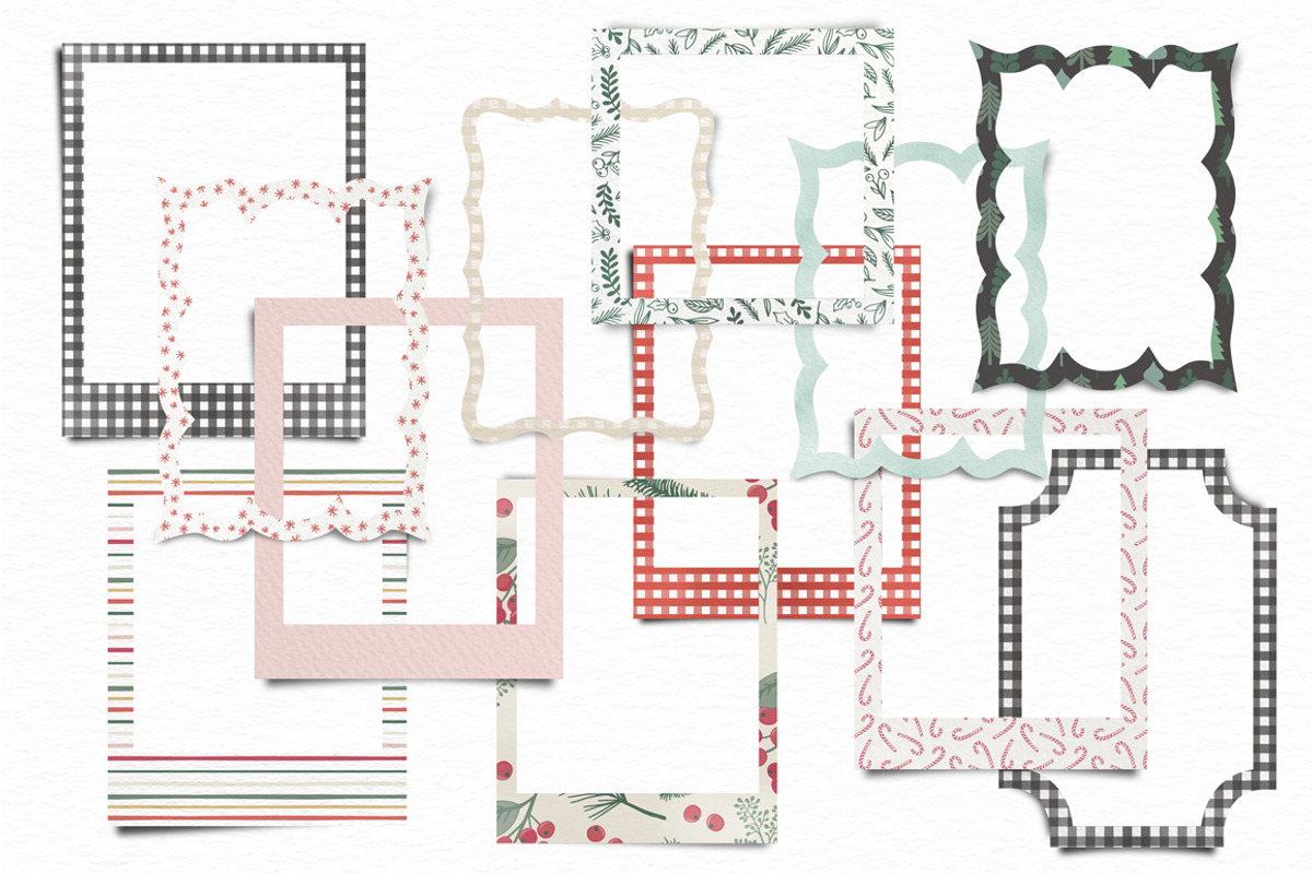 Holiday Frames, Papers & Washi Tape, an Object Graphic by patternpop studio (Photo 6 of 7)