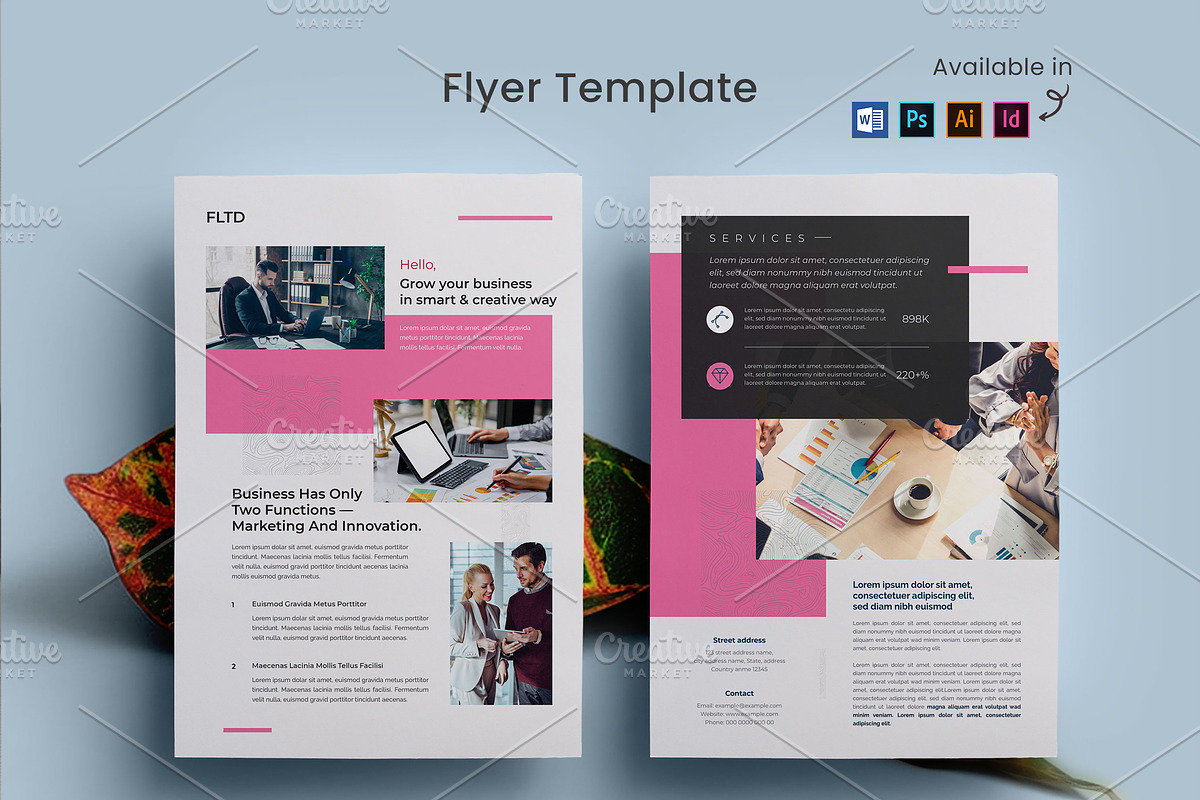 Multipurpose Flyer Set, a Flyer Template by Cristal Pioneer (Photo 1 of 5)