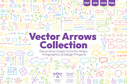 Vector Arrows Collection, an Object Graphic by Ilia Design (Thumbnail 1 of 9)