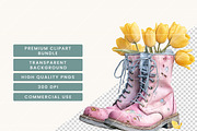 Yellow Spring Summer Planner Clipart, a Seasonal Illustration by BusyDaydesign (Thumbnail 4 of 9)