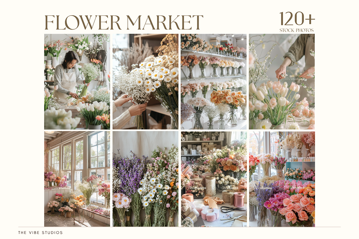 Flower Shop Stock Photos, a Photo by The Vibe Studios (Photo 1 of 8)