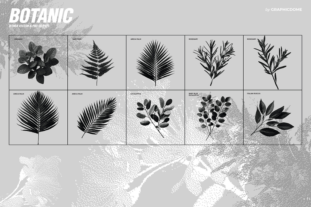 270 Dither Bitmap Vector & PNGs, an Object Graphic by Graphicdome (Photo 38 of 40)