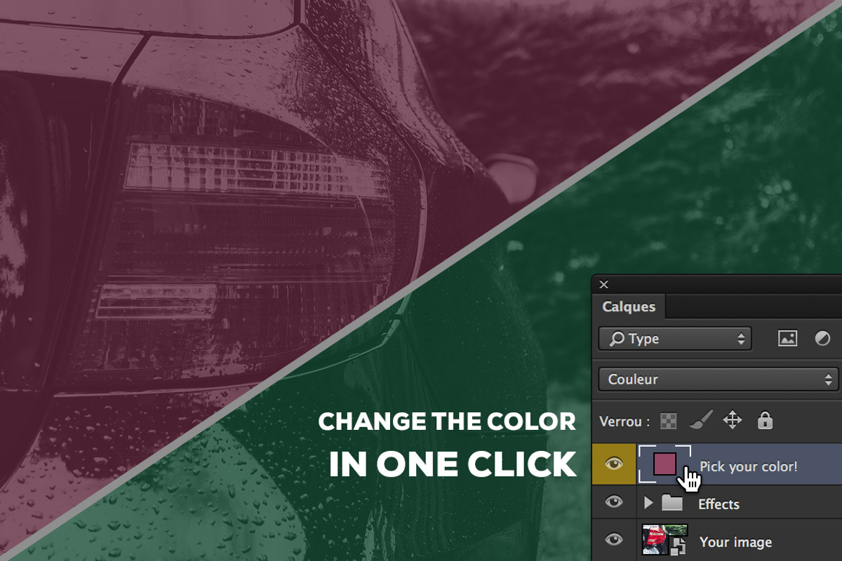 Duotone! Colored Cover in one click preview 2