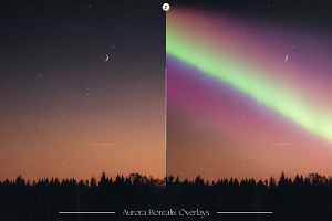 Aurora Borealis Overlays