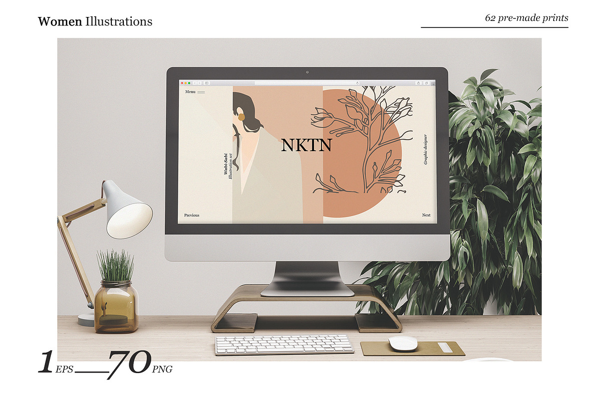 Pretty Women PRINTS, a Person Illustration by NKTN (Photo 5 of 16)