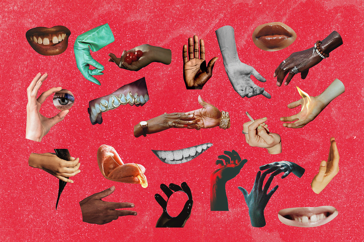 Big Mood  Eyes & Hands Collage Kit, an Object Graphic by Mystik Vision (Photo 2 of 8)