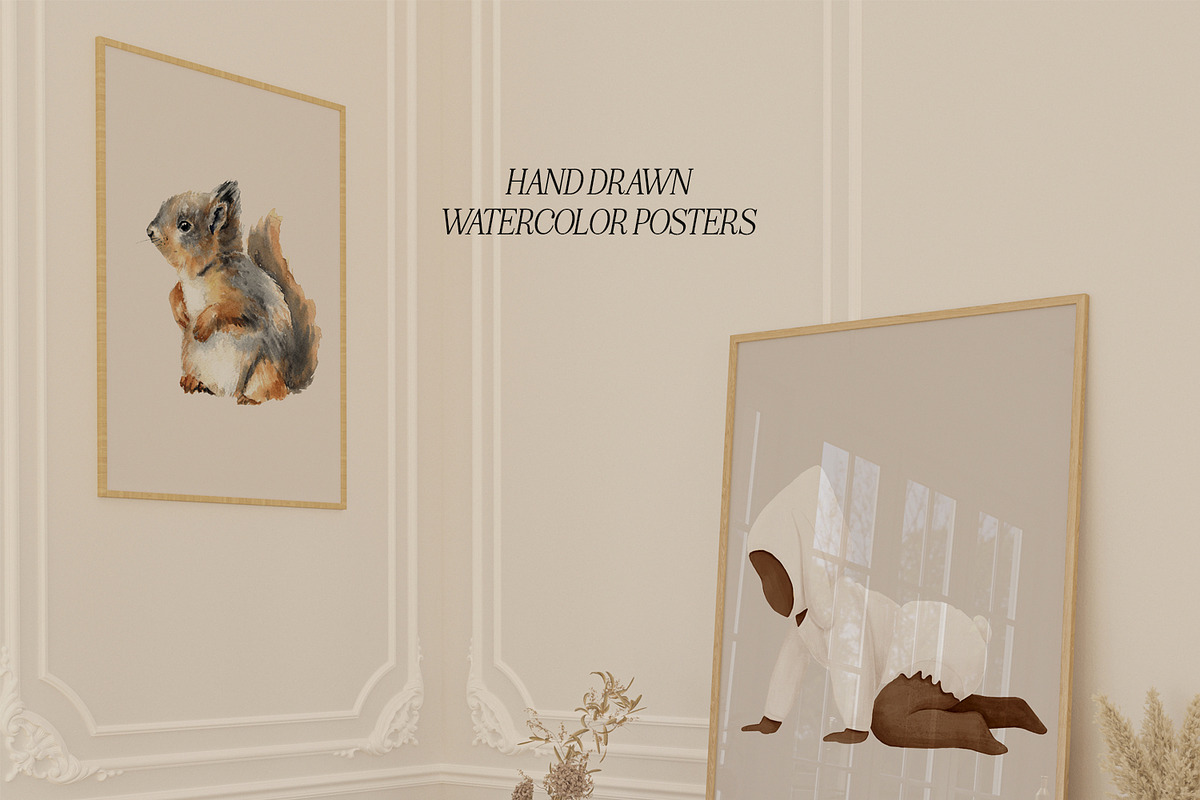 Minimalist posters for little ones, a Background Graphic by Purple (Photo 5 of 10)