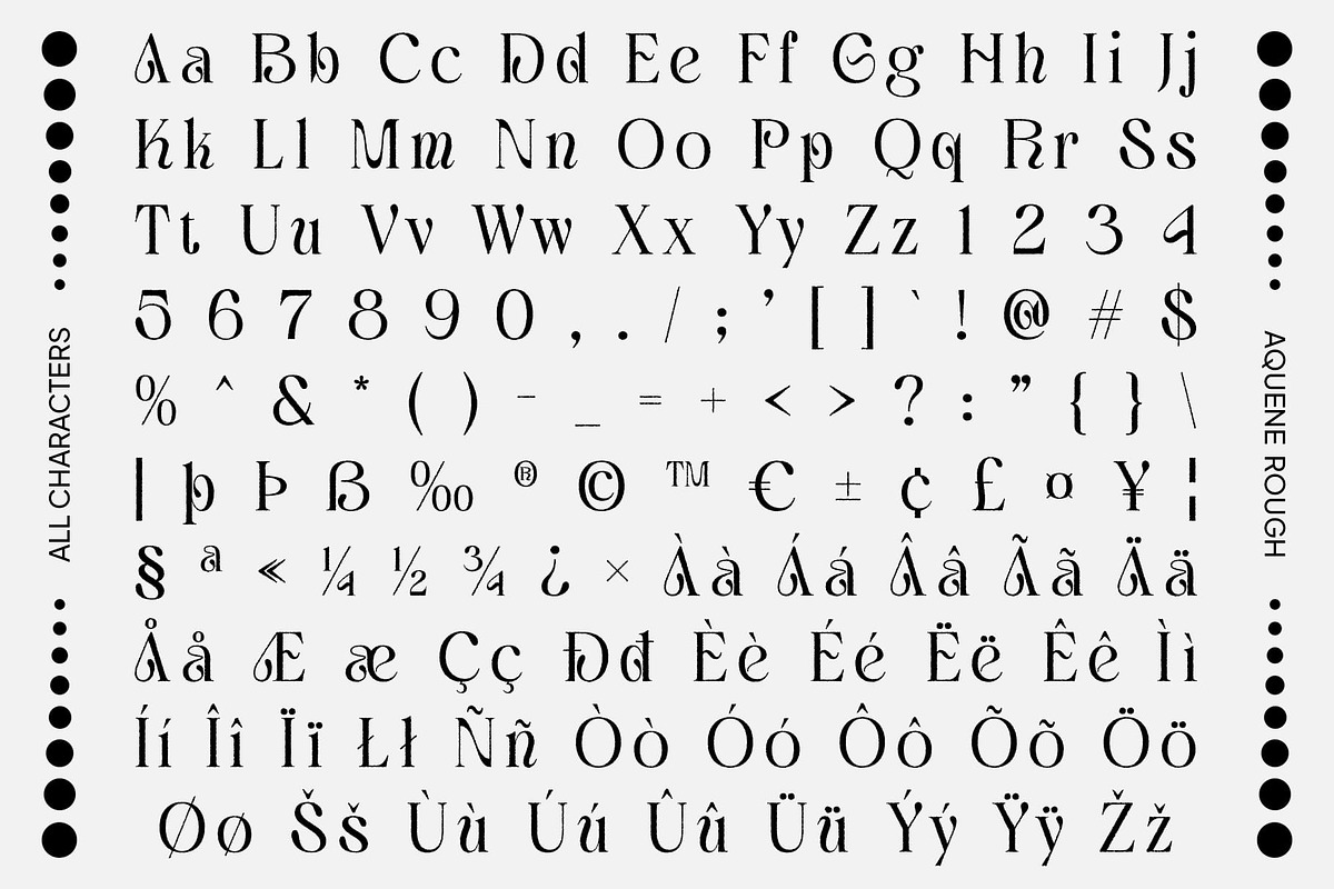 Aquene Rough, a Serif Font by Craft Supply Co. (Photo 8 of 8)