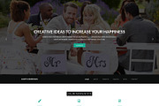 One Page Wedding PSD Web Template, a Landing Page Template by WebbyTemplates (Thumbnail 2 of 4)