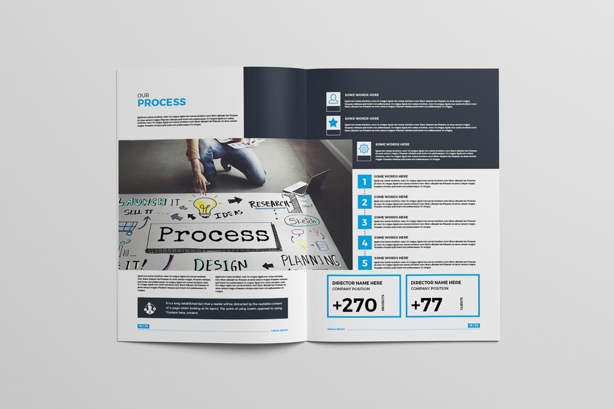 Annual Report Brochure, a Brochure Template by New Lines (Photo 11 of 11)