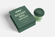 Paper Cup Bakery Bag Mockup, an Advertising Mockup by Indah (Thumbnail 3 of 6)