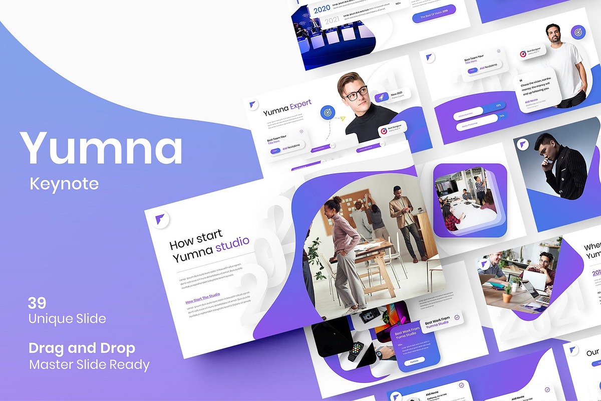 Yumna – Business Keynote Template, a Presentation Template by Dens Creative Studio (Photo 1 of 6)