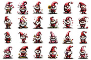 Spring Gnome Clipart Bundle, an Illustration by designcity5 (Thumbnail 2 of 5)