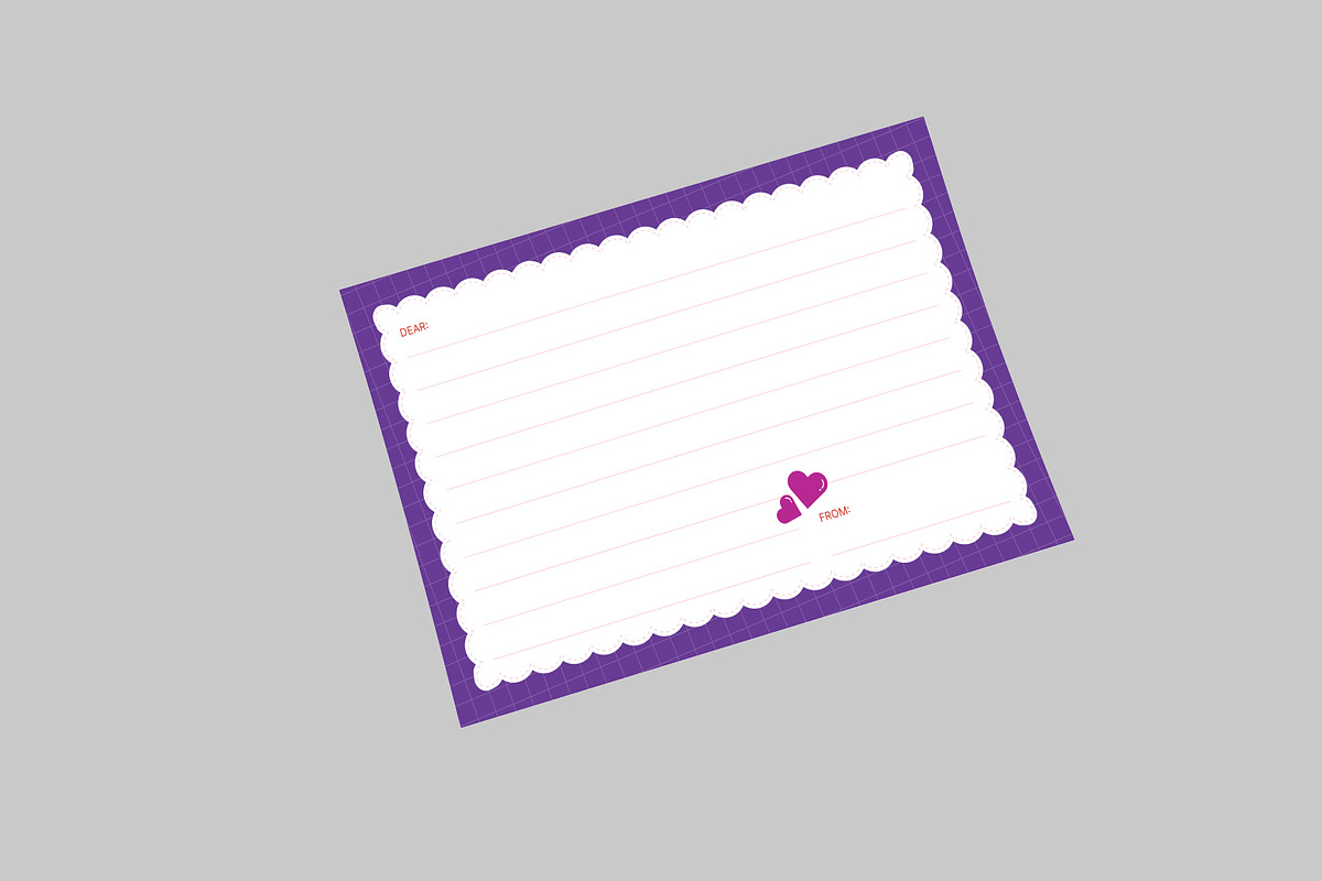 Purple Mothers Day Greeting Card, a Card Template by Neermana (Photo 4 of 4)