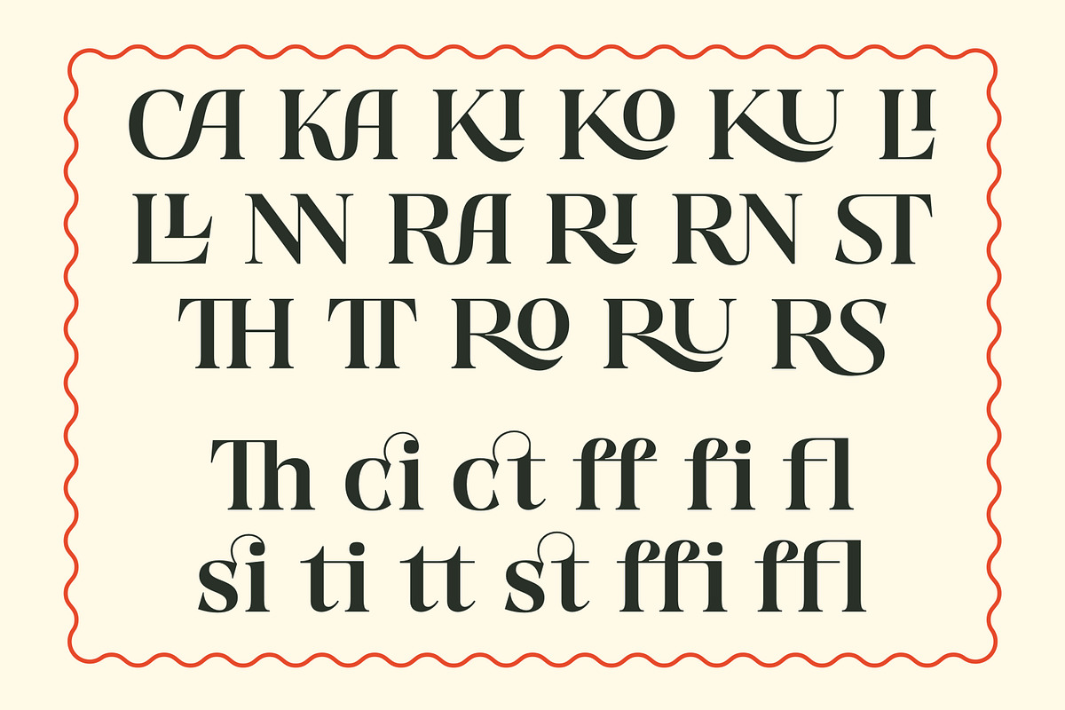 Gts Calira - Romantic Serif Font, a Serif Font by Graptail (Photo 15 of 20)