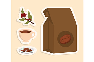 International Coffee Day, Stickers