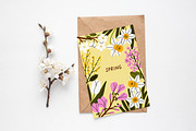Flower posters, cards for 4 seasons, a Background Graphic by Good Studio (Thumbnail 7 of 9)