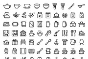 40 Tea Ceremony Outline Icons, an Outline Icon by adenpinkstore (Thumbnail 2 of 12)