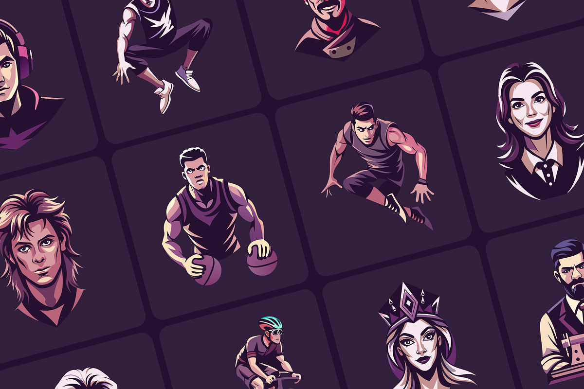 280 Avatar Illustration Designs, a Person Illustration by Brickclay (Photo 5 of 14)