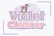 Violet Glamour - Handwritting, a Handwritten Font by Charmingbear59.design (Thumbnail 1 of 10)