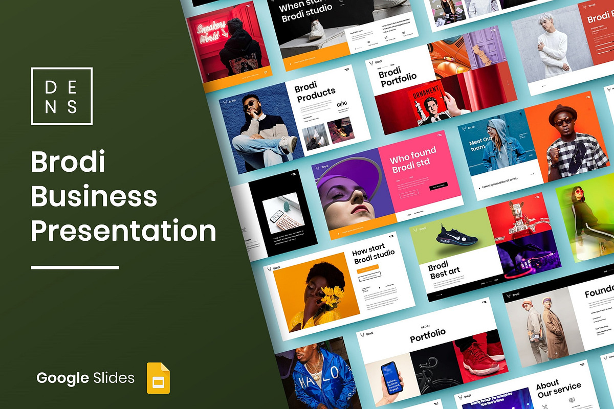 Brodi - Business Google Slide Templa, a Presentation Template by Dens Creative Studio (Photo 1 of 6)