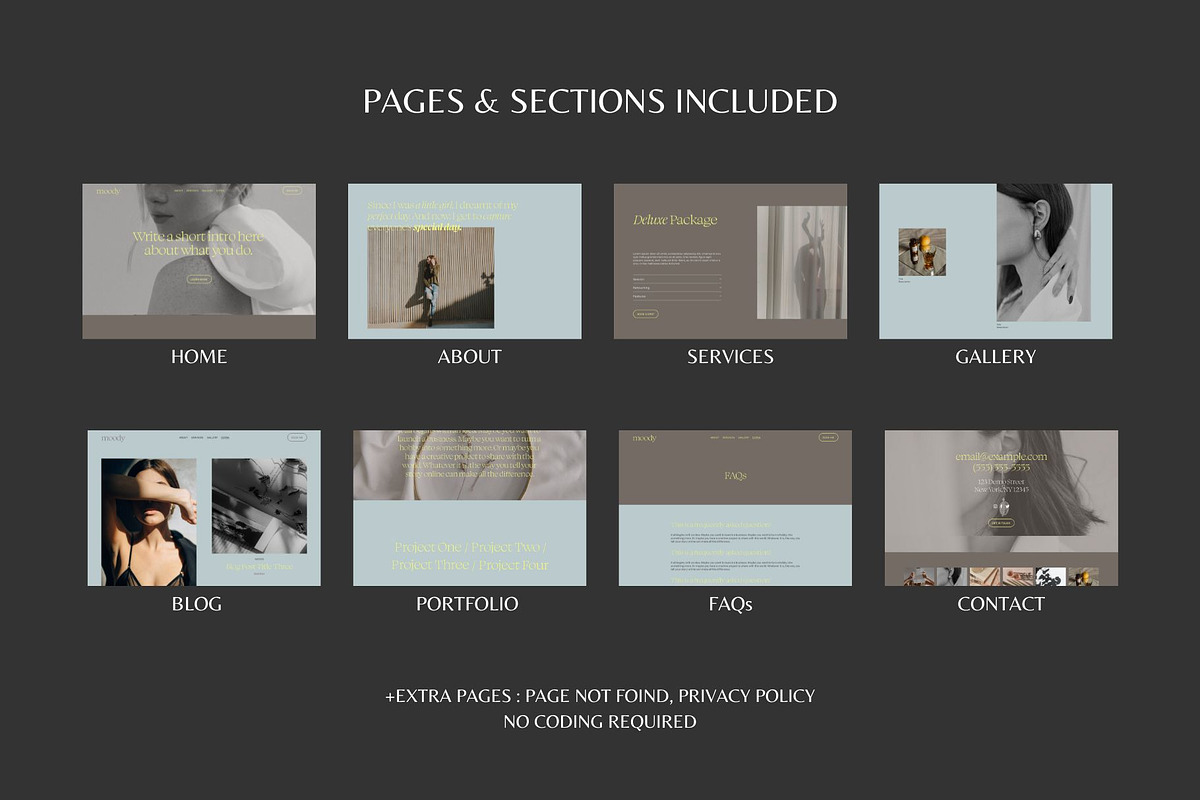 Photography Squarespace 7.1 Website, a Squarespace Template by Mozen Design (Photo 3 of 7)