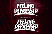 FEELING DEPRESSED - Absonstype, a Font by Absonstype (Thumbnail 6 of 9)