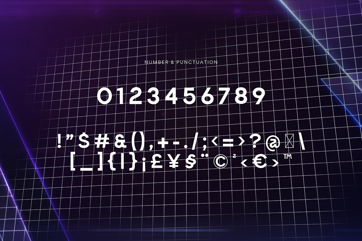 Grande Modern Geometric Font, a Sans Serif Font by Jaruka (Photo 6 of 8)