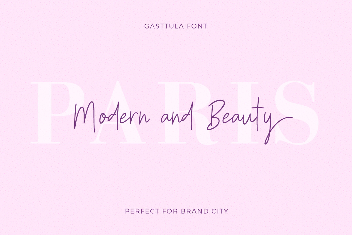 NEW!! Gasttula - 3 Font, a Script Font by Kang1993 (Photo 11 of 11)